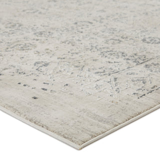 Jaipur Living Cirque Jasiel CIQ36 Gray/Ivory Area Rug Corner Image