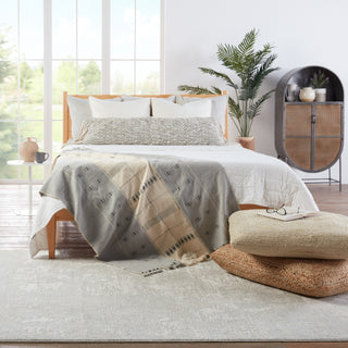 Jaipur Living Cirque Alcina CIQ40 Light Gray/Cream Area Rug Collection Image