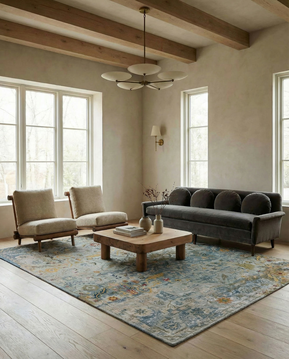 Jaipur Living Citrine Cristobol CIT05 Multicolor Area Rug Lifestyle Image Feature