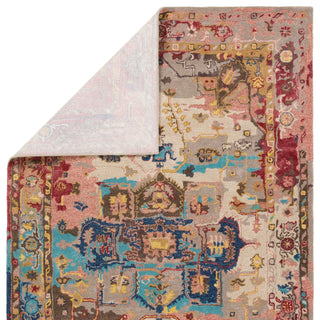 Jaipur Living Citrine Lilith CIT09 Red/Aqua Area Rug Backing Image