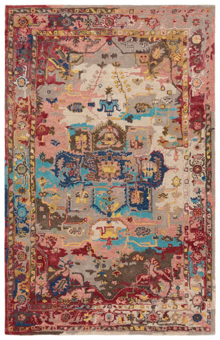 Jaipur Living Citrine Lilith CIT09 Red/Aqua Area Rug main image