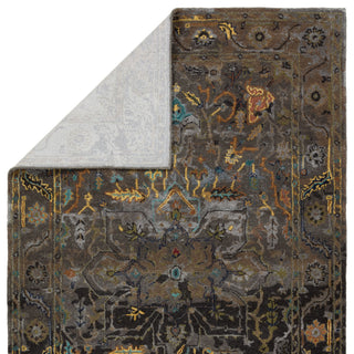 Jaipur Living Citrine Cristobol CIT14 Dark Green/Gray Area Rug Backing Image