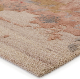 Jaipur Living Citrine Sandia CIT19 Pink/Light Taupe Area Rug Corner Image