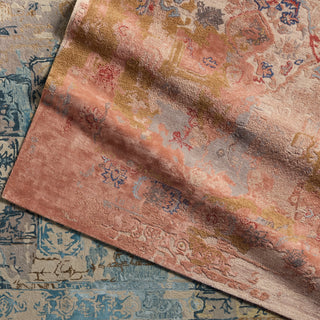 Jaipur Living Citrine Sandia CIT19 Pink/Light Taupe Area Rug Lifestyle Image Feature