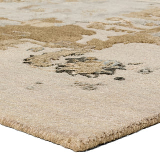 Jaipur Living Citrine Sandia CIT22 Tan Machine Washable Area Rug Corner Image
