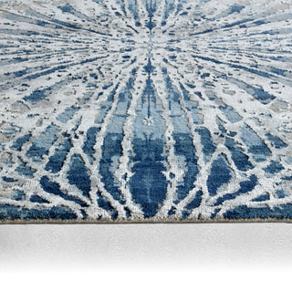 Jaipur Living Chaos Theory By Kavi Thea CKV30 White/Navy Area Rug Backing Image