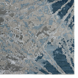 Jaipur Living Chaos Theory By Kavi Thea CKV30 White/Navy Area Rug Detail Image
