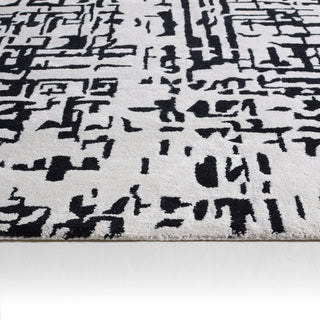 Jaipur Living Clayton Pals CLN15 Cream/Black Area Rug Backing Image