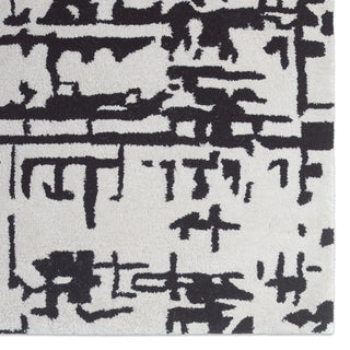 Jaipur Living Clayton Pals CLN15 Cream/Black Area Rug Detail Image