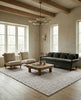 Jaipur Living Cambridge Season CMB04 Cream/Tan Area Rug Lifestyle Image