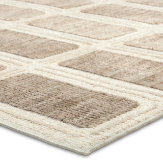 Jaipur Living Composure Deverell CMP04 Tan/Cream Area Rug Corner Image