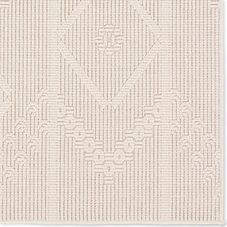 Jaipur Living Continuum Cardinal CNT02 Cream Area Rug by Grant Design Collaborative Vibe