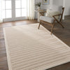 Jaipur Living Continuum Theorem CNT03 Taupe/Cream Area Rug by Grant Design Collaborative Vibe