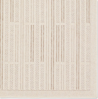 Jaipur Living Continuum Quantum CNT04 Cream/Beige Area Rug by Grant Design Collaborative Vibe