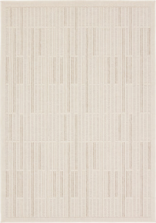 Jaipur Living Continuum Quantum CNT04 Cream/Beige Area Rug by Grant Design Collaborative Vibe