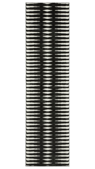 Jaipur Living Calix By Nikki Chu Apyre CNU01 Black Area Rug Runner Image