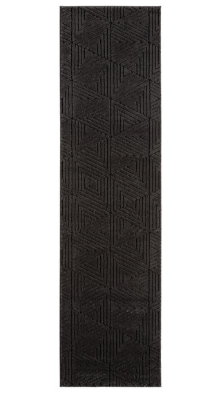 Jaipur Living Calix By Ziazan CNU04 Black Area Rug Nikki Chu Runner Image