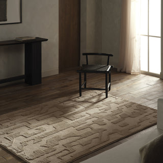 Jaipur Living Calix By Nikki Chu Demir CNU05 Tan/Brown Area Rug Lifestyle Image