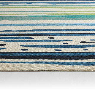 Jaipur Living Colours Sketchy Lines CO19 Blue/Green Area Rug Backing Image