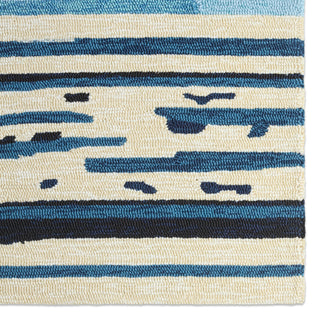 Jaipur Living Colours Sketchy Lines CO19 Blue/Green Area Rug Detail Image
