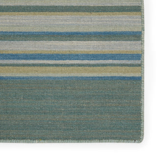 Jaipur Living Coastal Shores Kiawah COH07 Blue/Turquoise Area Rug Detail Image