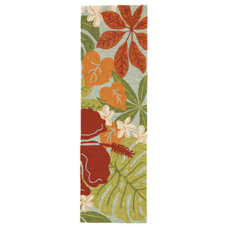 Jaipur Living Coastal Lagoon Luau COL20 Multicolor/Blue Area Rug Runner Image