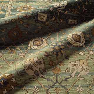Jaipur Living Cardamom Ahava COM03 Green/Blue Area Rug Detail Image