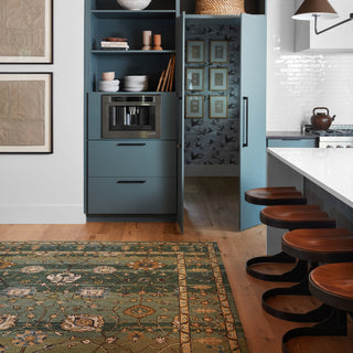 Jaipur Living Cardamom Ahava COM03 Green/Blue Area Rug Collection Image