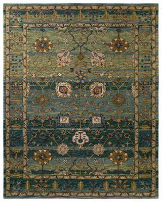 Jaipur Living Cardamom Ahava COM03 Green/Blue Area Rug main image