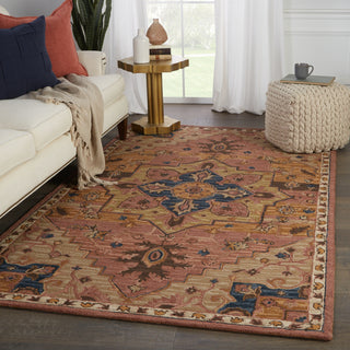 Jaipur Living Cardamom Cressida COM06 Dark Pink/Blue Area Rug Lifestyle Image