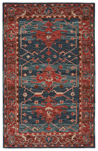 Jaipur Living Cardamom Cinnabar COM07 Red/Blue Area Rug main image