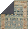 Jaipur Living Cardamom Jensine COM08 Blue/Beige Area Rug Backing Image