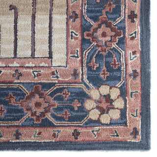 Jaipur Living Cardamom Idina COM09 Pink/Dark Blue Area Rug Detail Image