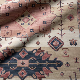 Jaipur Living Cardamom Idina COM09 Pink/Dark Blue Area Rug Lifestyle Image