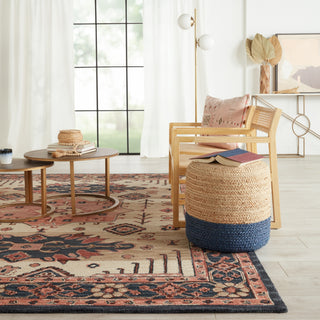 Jaipur Living Cardamom Idina COM09 Pink/Dark Blue Area Rug Collection Image