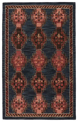 Jaipur Living Cardamom Kyoto COM11 Dark Blue/Pink Area Rug main image