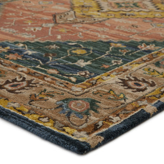 Jaipur Living Cardamom Seraphina COM13 Pink/Yellow Area Rug Corner Image