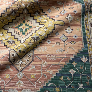 Jaipur Living Cardamom Seraphina COM13 Pink/Yellow Area Rug Lifestyle Image