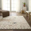 Jaipur Living Cardamom Dahir COM15 Ivory/Gray Area Rug by Vibe