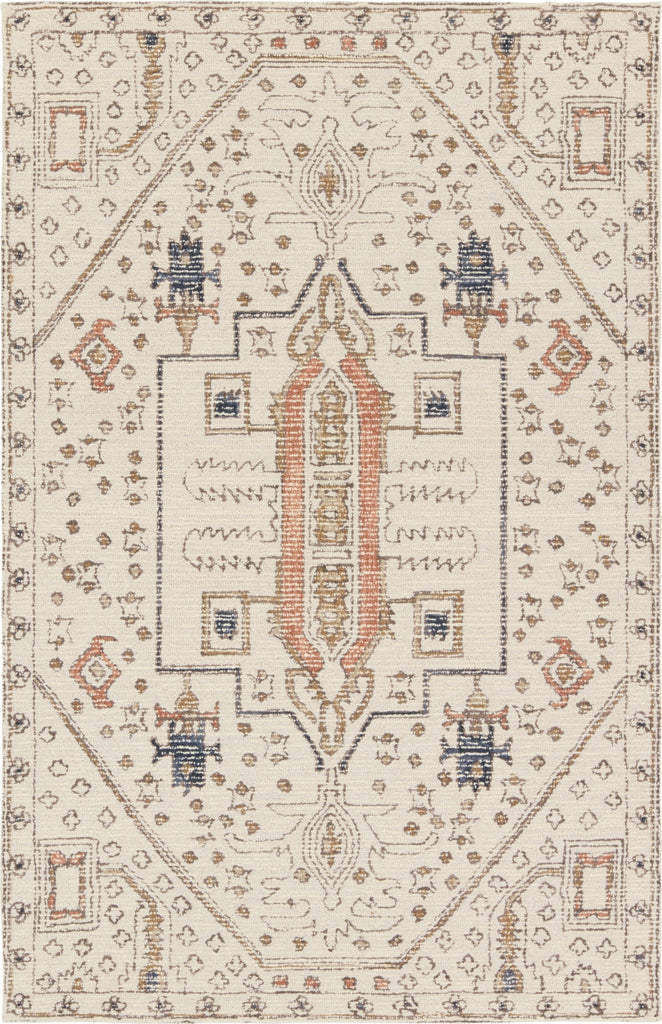 Jaipur Living Cardamom Dahir COM15 Ivory/Gray Area Rug by Vibe