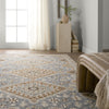 Jaipur Living Cardamom Zascha COM17 Blue/Brown Area Rug by Vibe