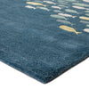 Jaipur Living Coastal Resort Schooled COR01 Blue/Gray Area Rug Corner Image