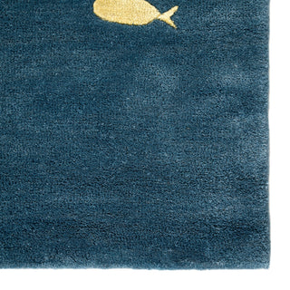 Jaipur Living Coastal Resort Schooled COR01 Blue/Gray Area Rug Detail Image