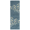 Jaipur Living Coastal Resort Schooled COR01 Blue/Gray Area Rug Runner Image