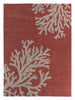 Jaipur Living Coastal Seaside Bough COS02 Coral/Tan Area Rug main image