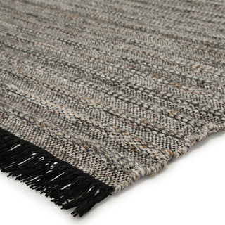 Jaipur Living Castillo Torre CSL03 Black/Rust Area Rug Corner Image