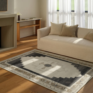 Jaipur Living Casen Stellar CSN01 Cream Area Rug Lifestyle Image