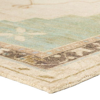 Jaipur Living Casen Enigma CSN03 Cream Area Rug Corner Image