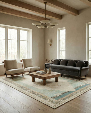 Jaipur Living Casen Enigma CSN03 Cream Area Rug Lifestyle Image