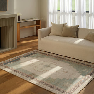 Jaipur Living Casen Enigma CSN03 Cream Area Rug Lifestyle Image